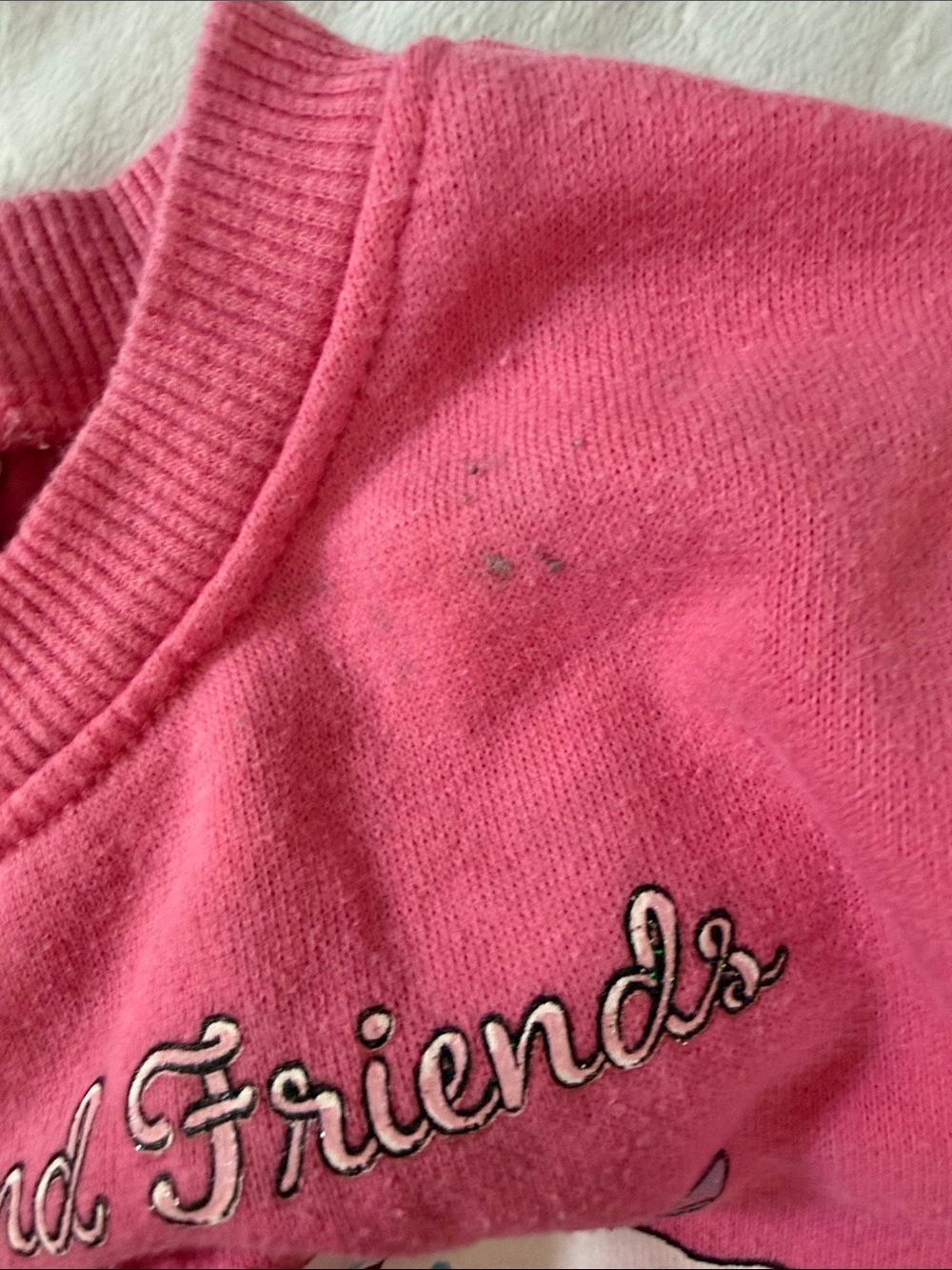 Hello Kitty Hot Pink Graphic Pullover Sweatshirt for Kids - Picture 10 of 10